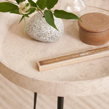 Bowl Crafted Table | Hand-Crafted Round WoodenTable for Modern Homes
