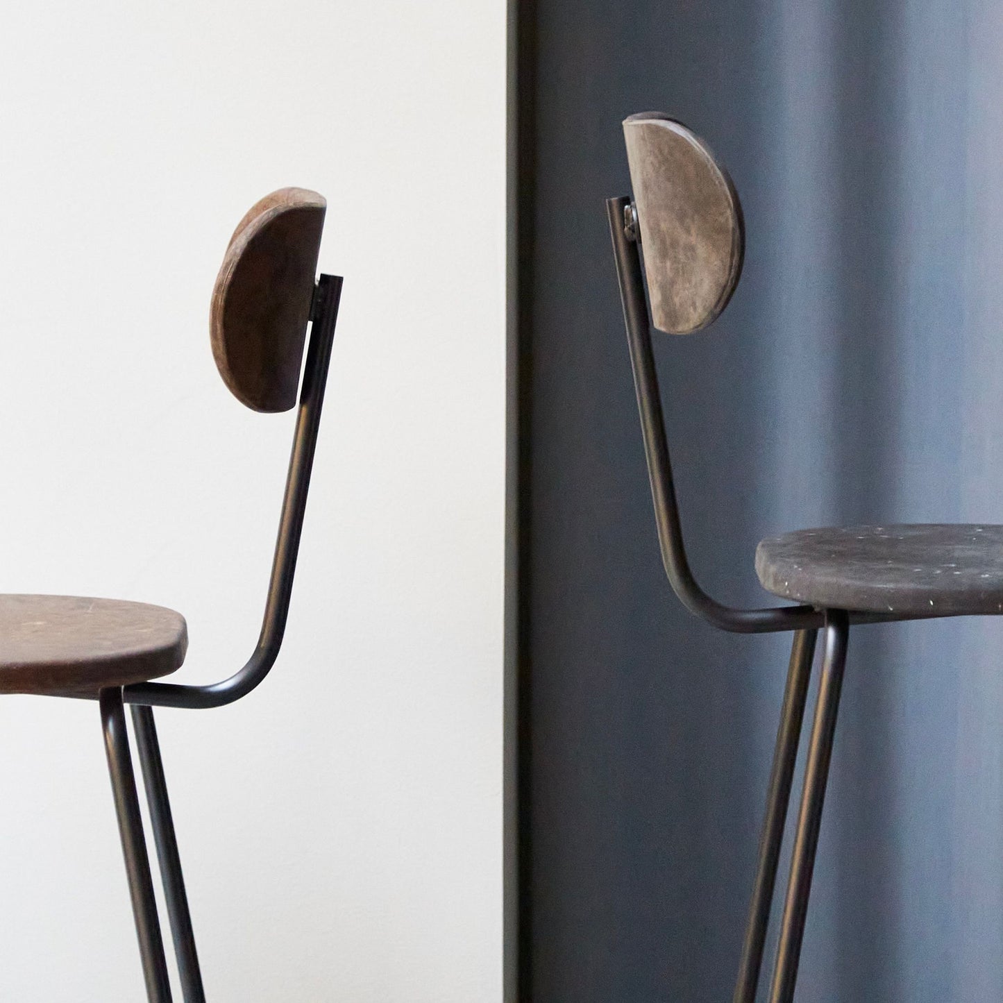Earth Bar Stool with Backrest