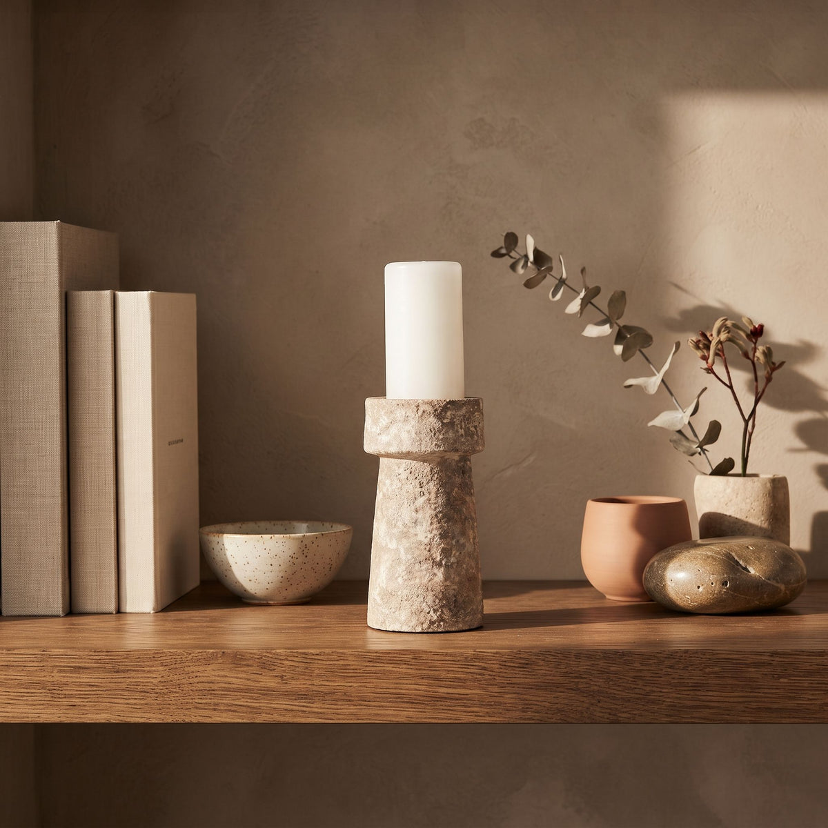 Eris Terracotta Candle Holder