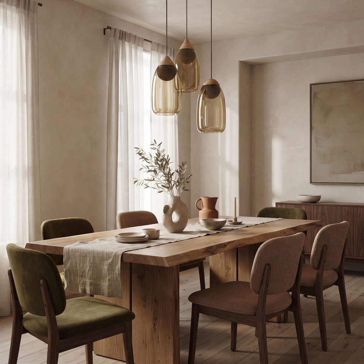 Liuku Glass Pendant Light