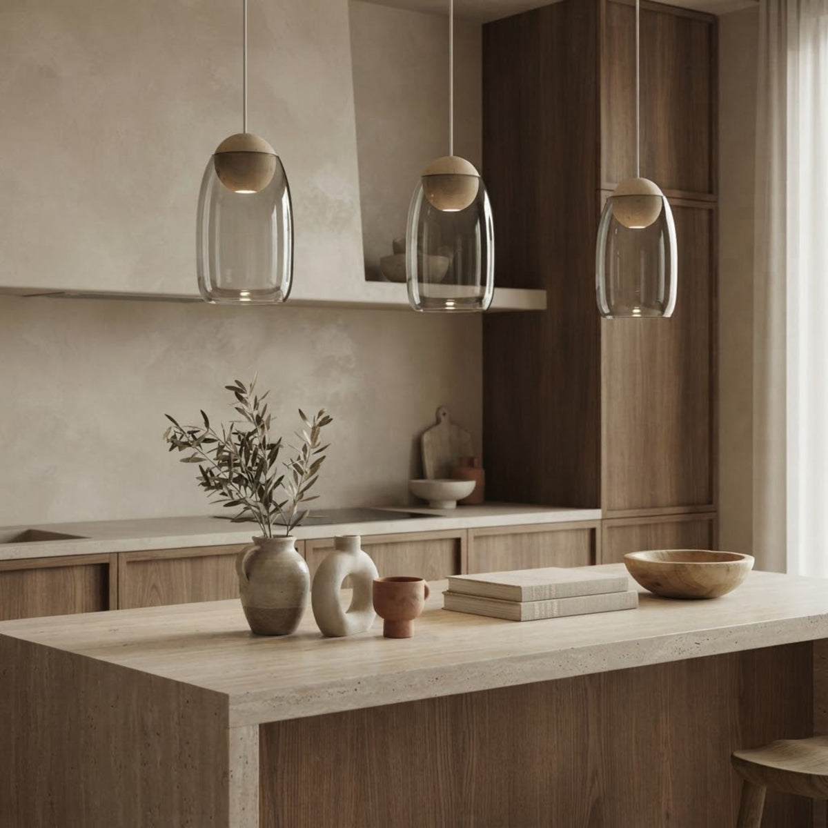 Liuku Glass Pendant Light