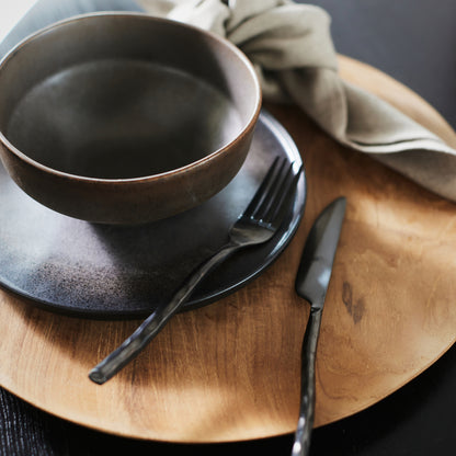 black cutlery sets