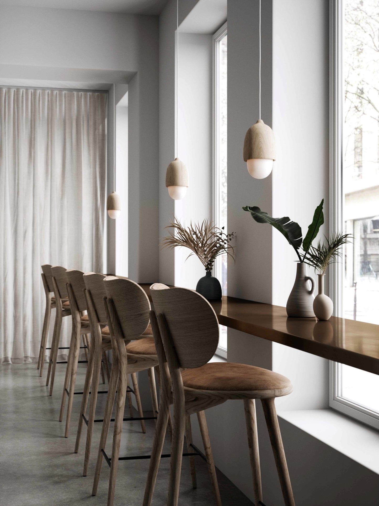white ceiling lamp